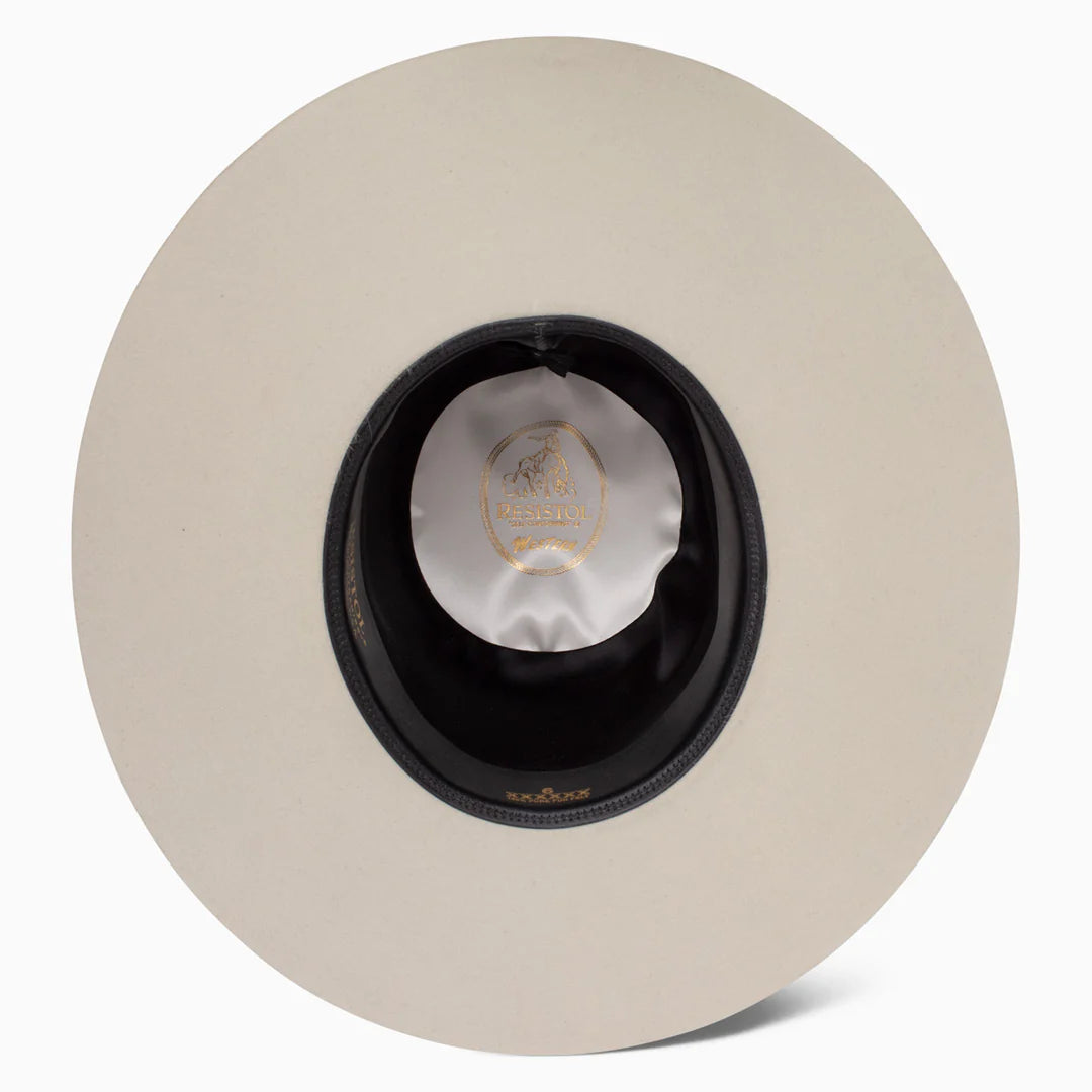 Resistol 6X Midnight Silverbelly Open Crown Felt Hat