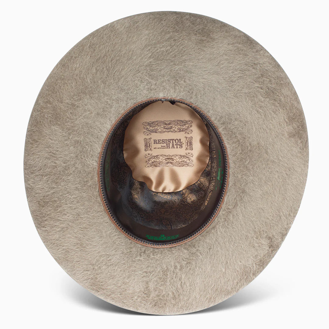 Resistol 8X Kodiak “Stone” Grizzly Open Crown Felt Hat