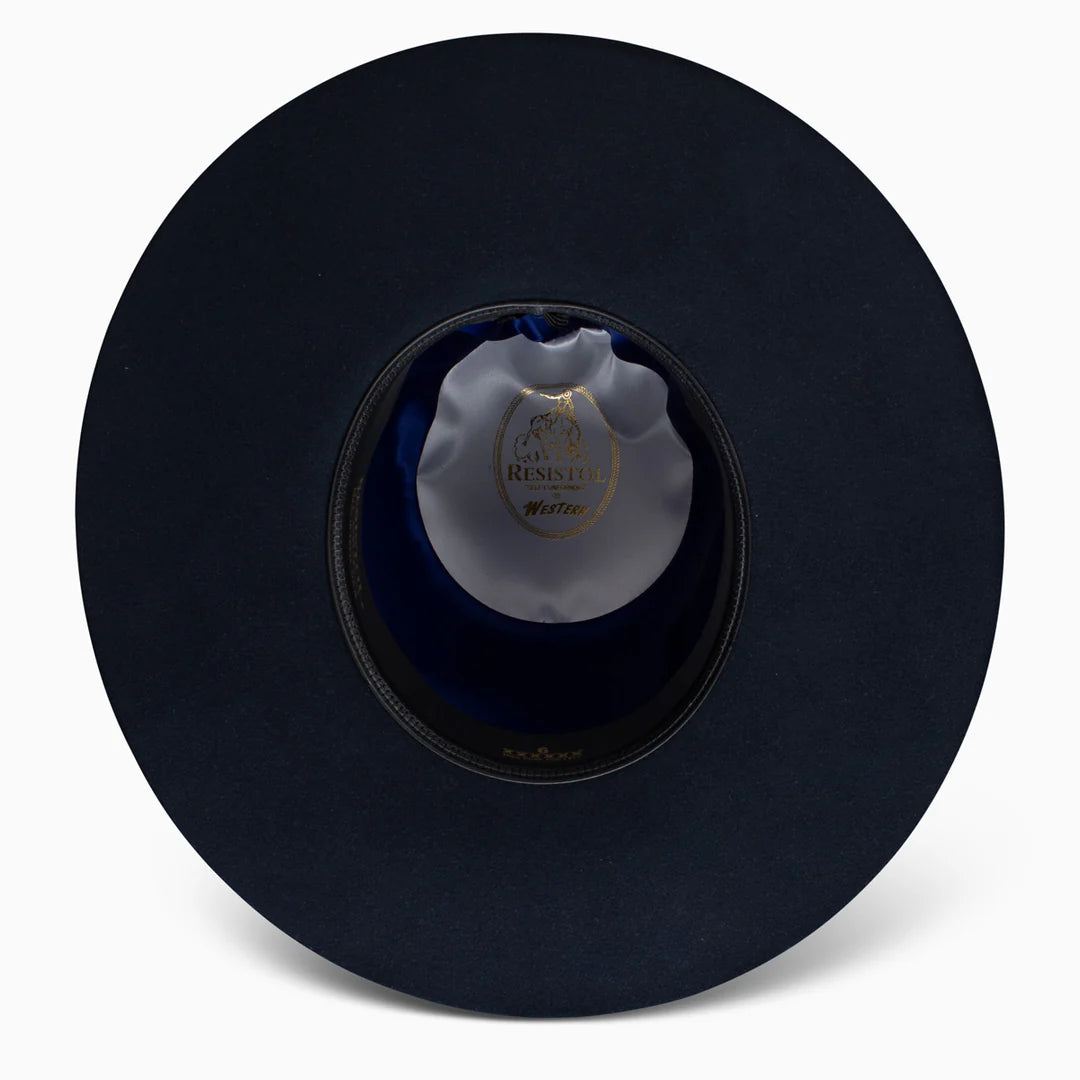 Resistol 6X Midnight Navy Open Crown