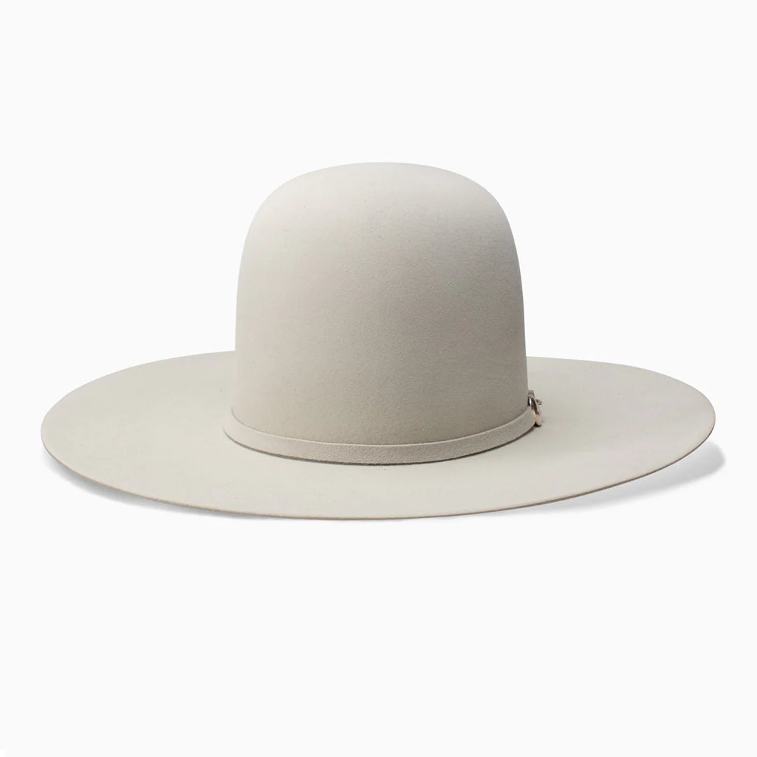 Resistol 6X Midnight Silverbelly Open Crown Felt Hat