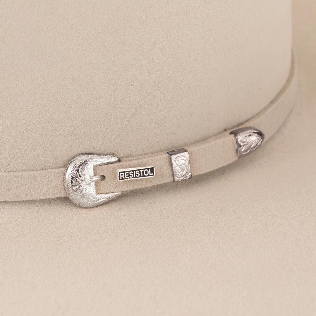 Resistol 6X Midnight Silverbelly Open Crown Felt Hat