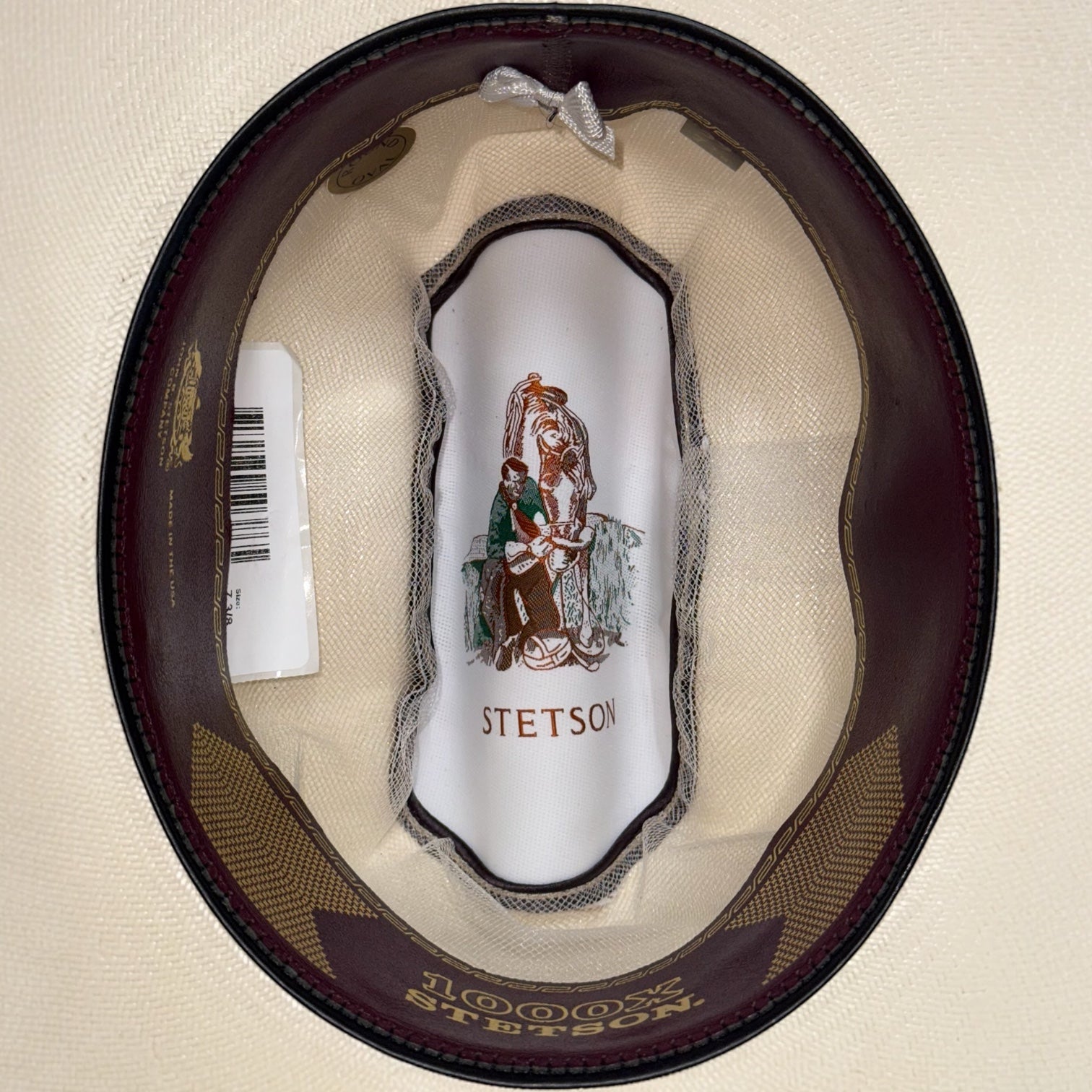 Sombrero Stetson “Evilla de Oro” 1000X Copa 4.25” Falda 3.5”