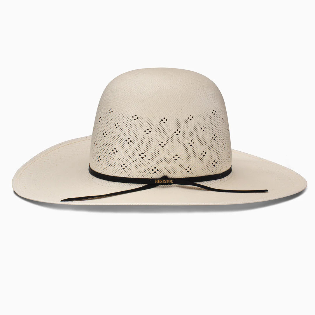 Sombrero Resistol 20X “Conley” Open Crown Straw Hat