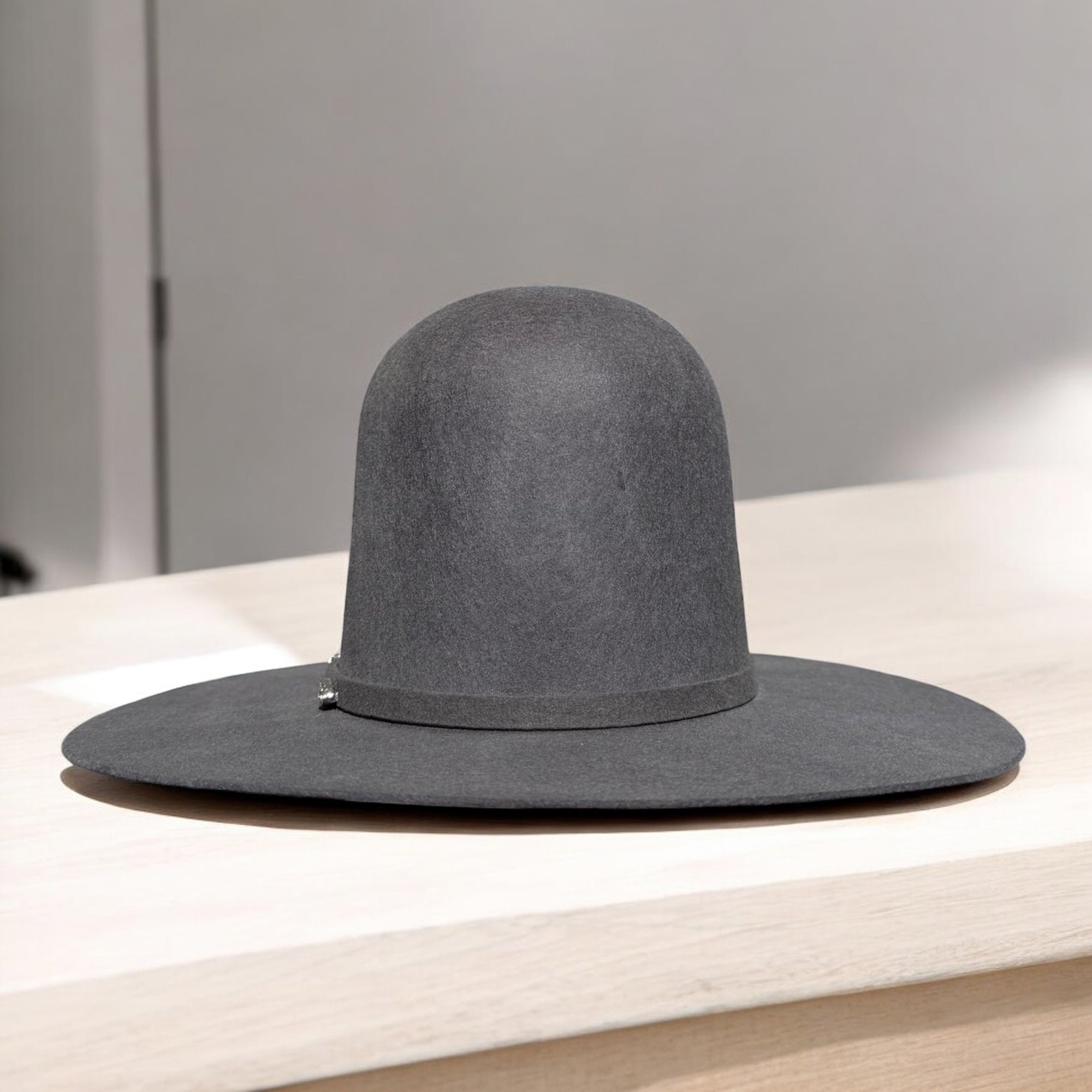 Laredo Hats “Charcoal” Felt 7” Tall Open Crown 4” Brim