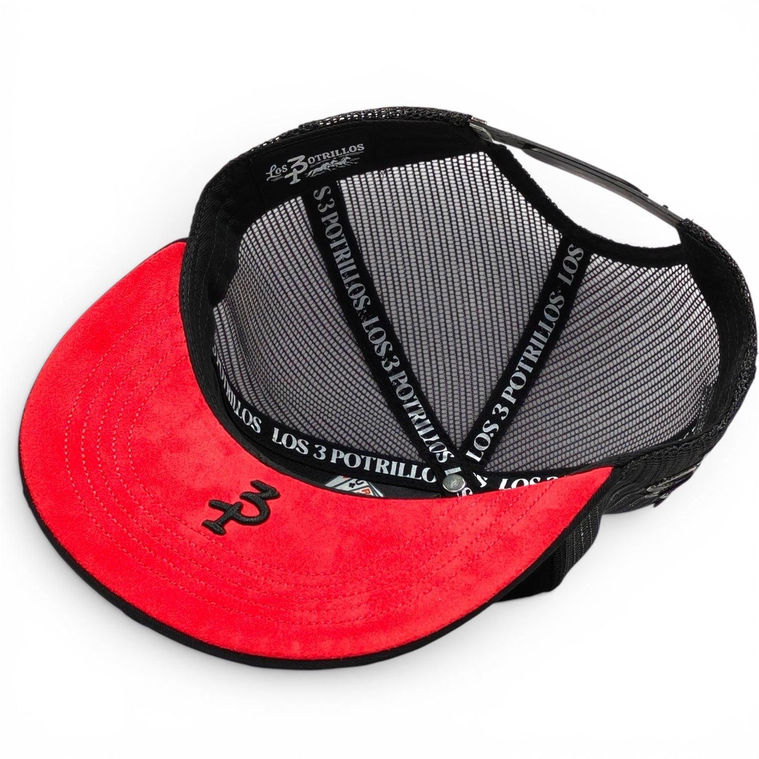 “3 Potrillos” Black Snapback (Los 3 Potrillos Western Wear)