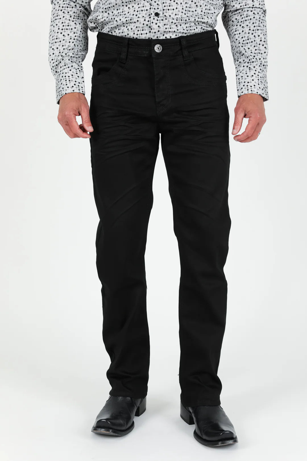 Pantalon Platini Negro Stretch