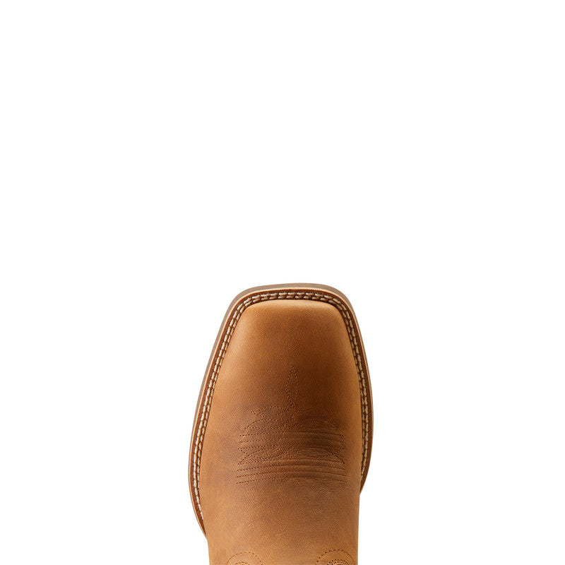 Men’s Ariat Cowpuncher VentTEK Cowboy Boot Sorrel Crunch/Black Deertan