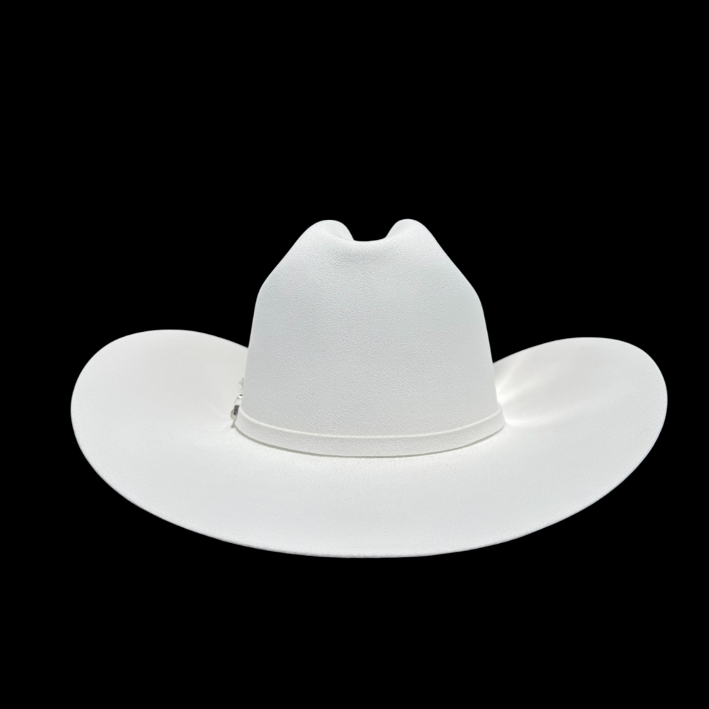 Tejana Twinstone 6X “Blanca” Estilo Sinaloa Copa Alta 5” Falda 3.5”