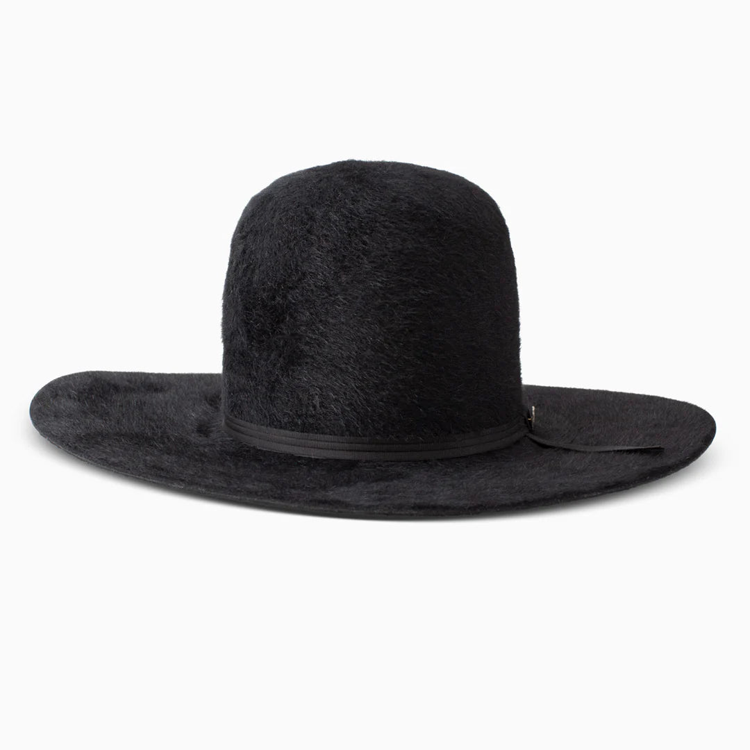 Resistol 8X Kodiak Black Grizzly Open Crown Felt Hat