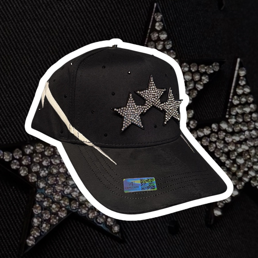 Caps Fans - Stars Black Premium Snapback
