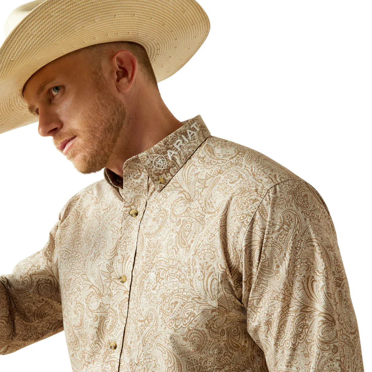 Ariat Men's Team Kason Classic Fit Button Down Shirt