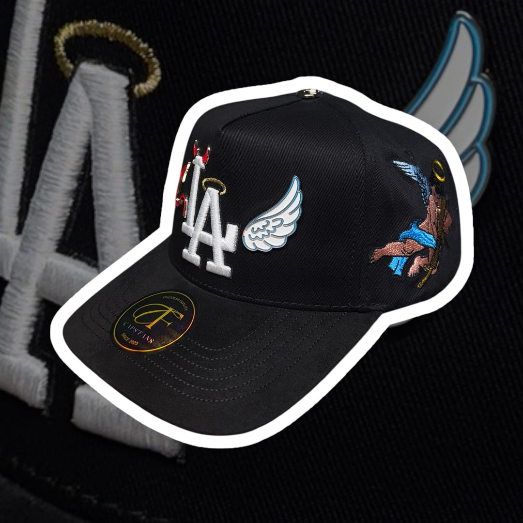 CapsFans “LA Good vs Bad” Black Snapback