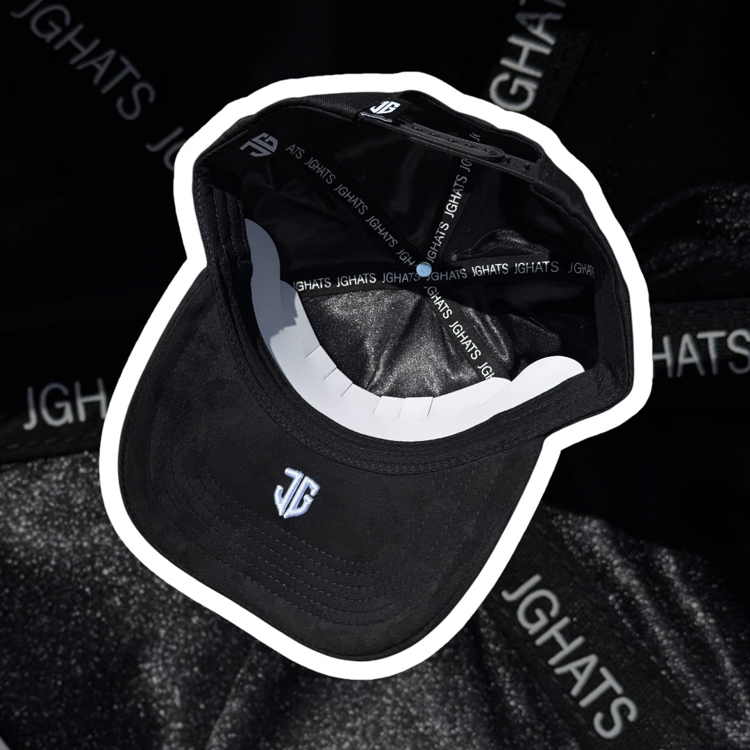 JG Hats Brand “Mexico Crystals” Black Snapback