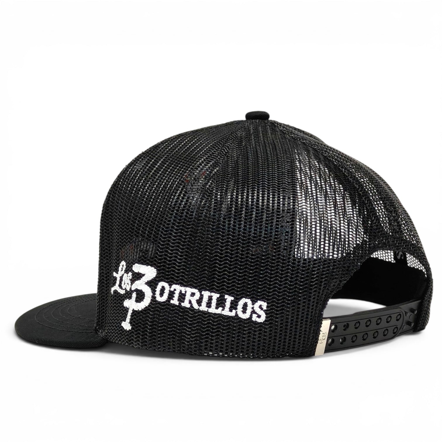 “Herradura” Negro/Blanco Snapback (Los 3 Potrillos Western Wear)