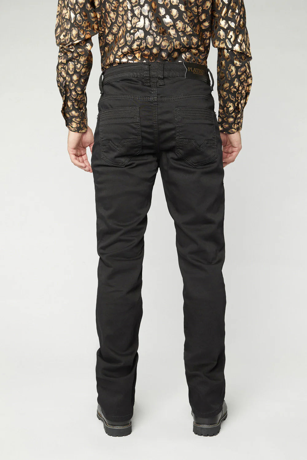 Pantalon Platini Negro Stretch