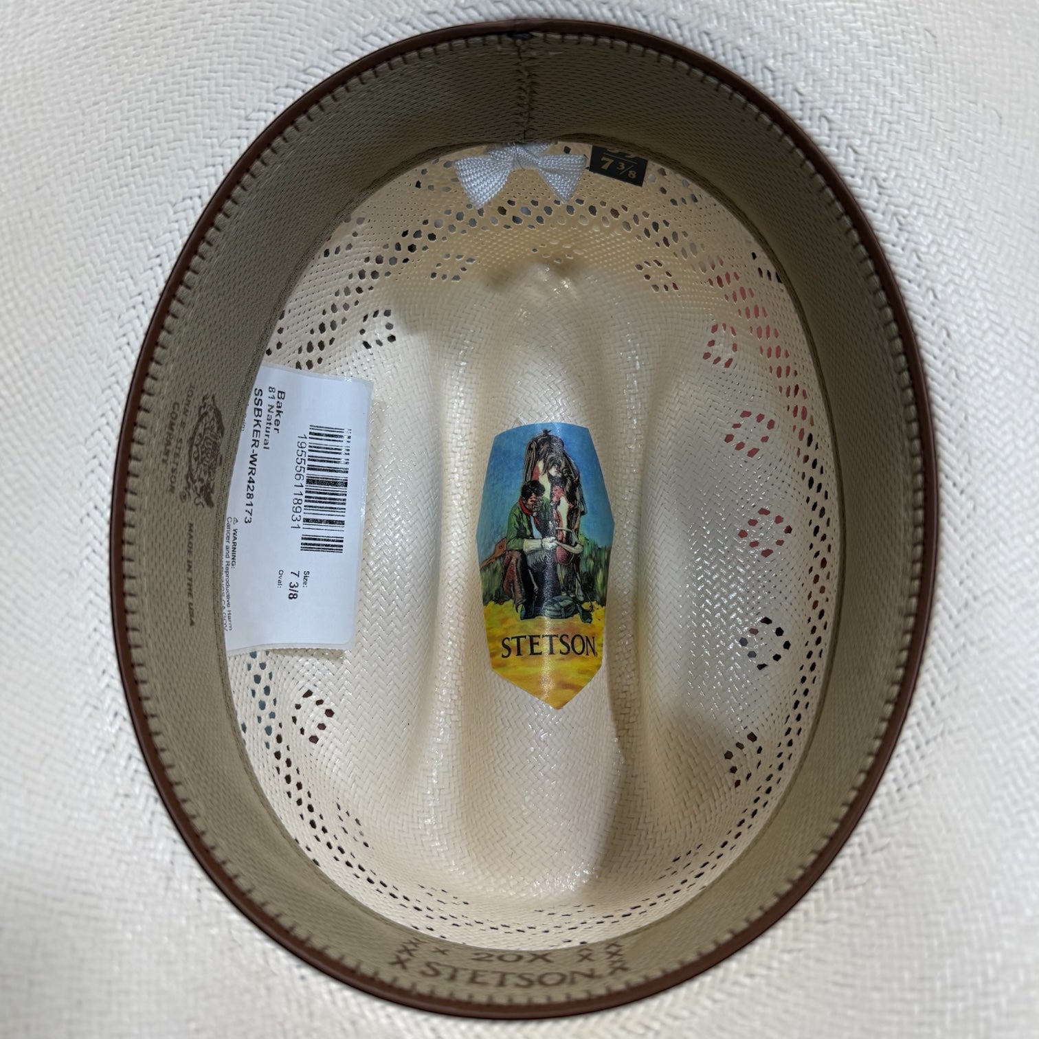 Stetson 20X “Baker” Straw Hat