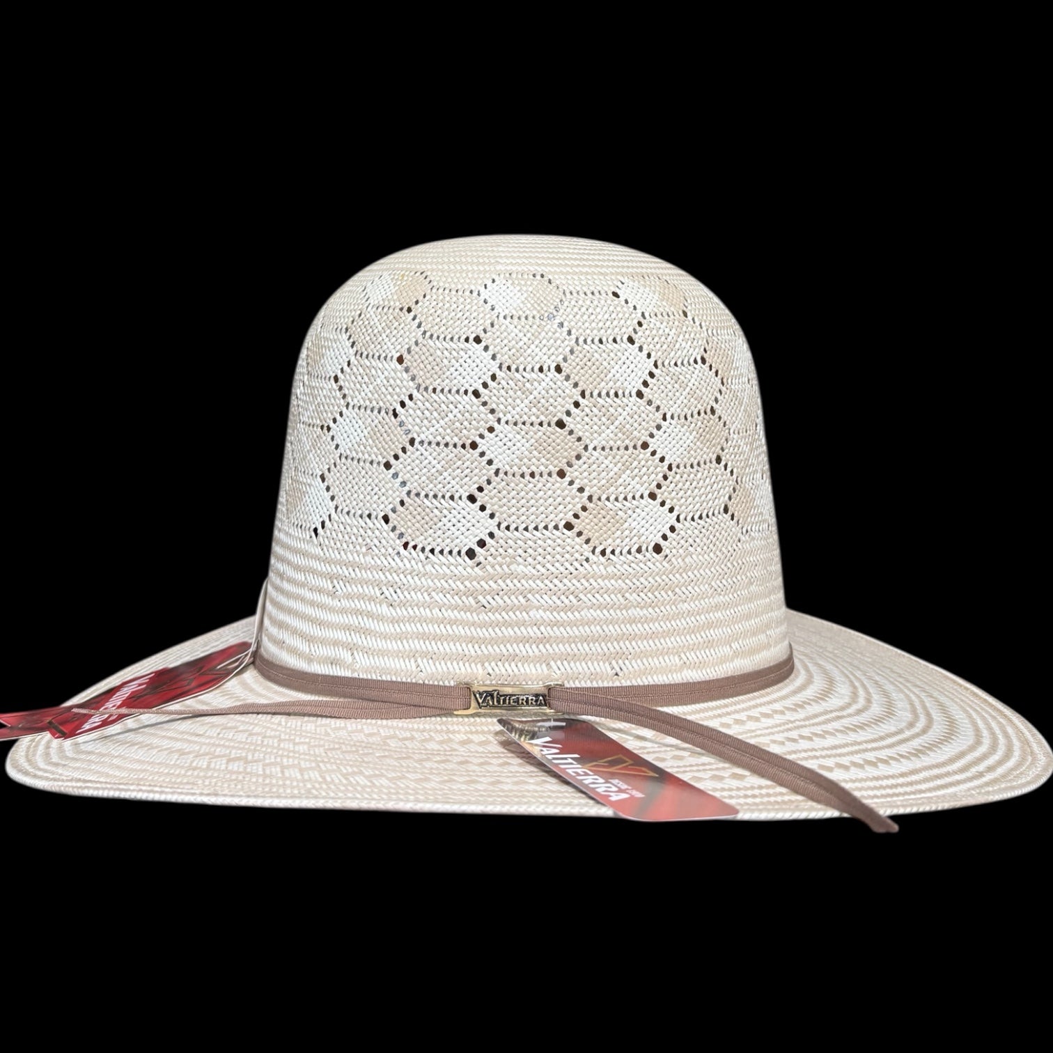 Sombrero Valtierra “Honeycomb” Open Crown Copa Alta 7” Falda 3.75”