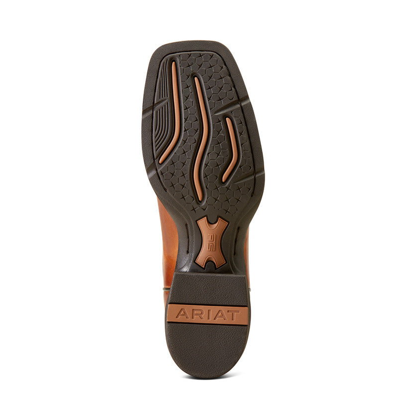 Women’s Ariat Round Up Remuda Wide Square Toe Western Boot Naturally Rich