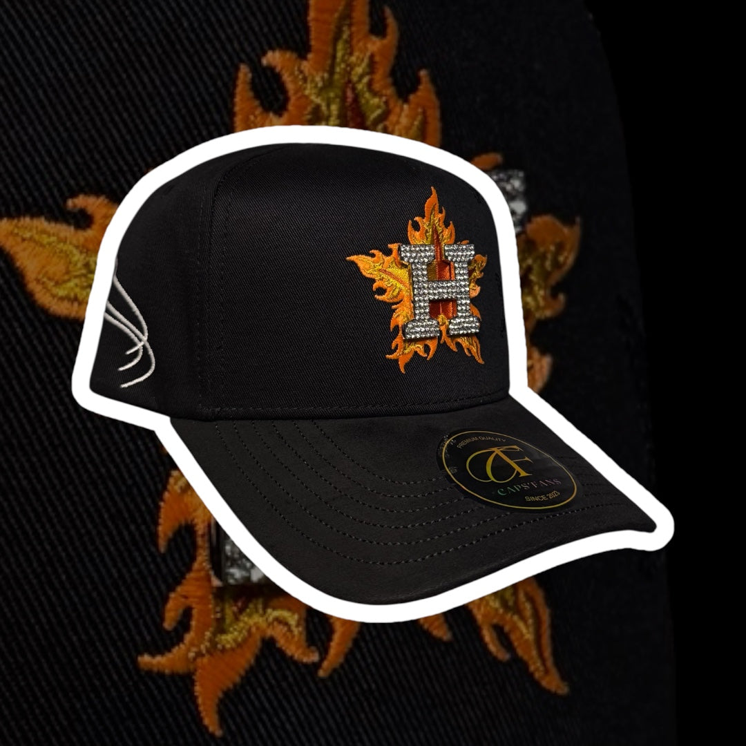 Caps Fans - Houston Astros Black Premium Snapback