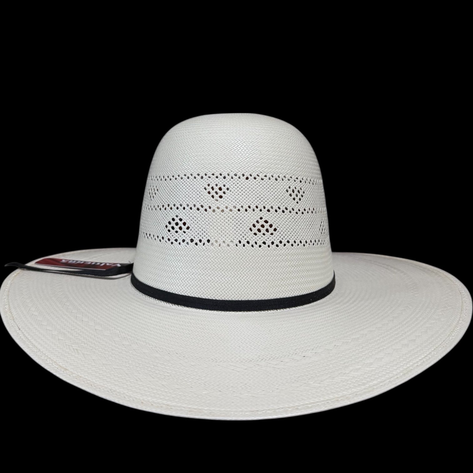 Sombrero Valtierra “Fresas con Crema” Open Crown Copa Regular 6” Falda 4.25”