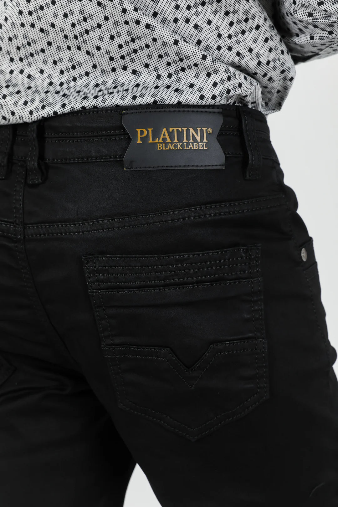 Pantalon Platini Negro Stretch