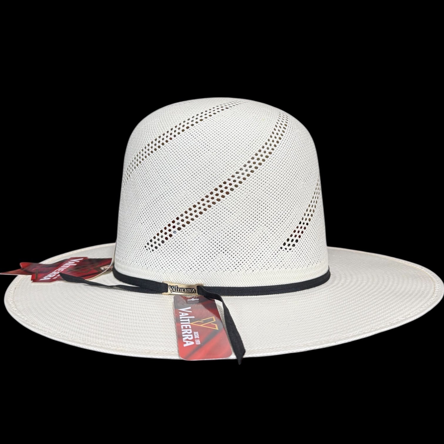 Sombrero Valtierra “Spiral” Open Crown Copa Alta 7” Falda 3.75”