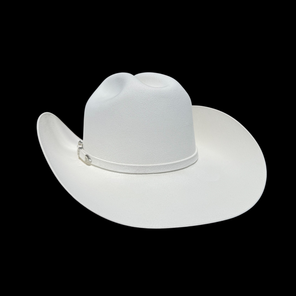 Tejana Twinstone Hats 6X “Blanca” Estilo Sinaloa Copa Regular 4.5” Falda 3.5”