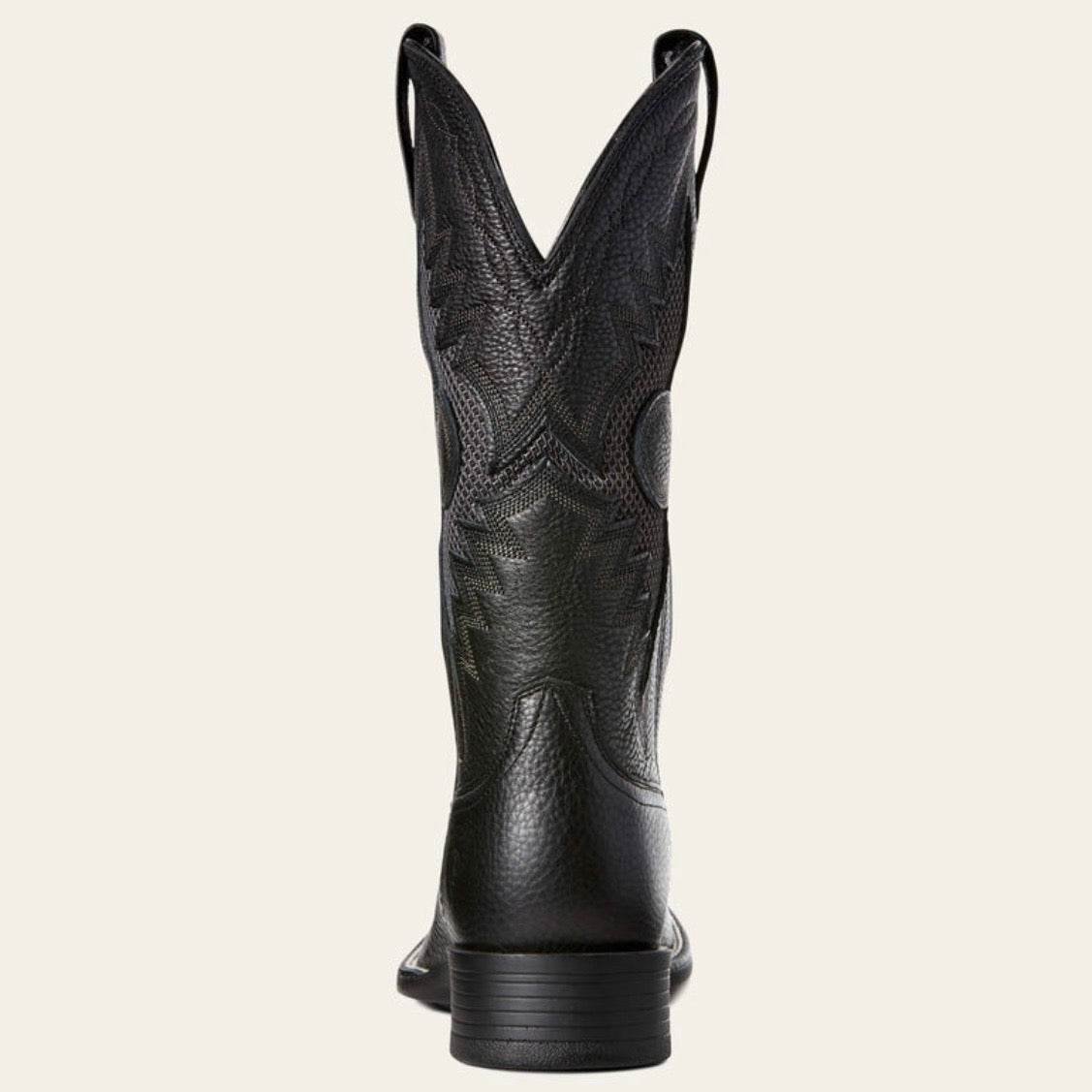 Men’s Ariat Solado VentTEK Western Boot Black Carbon