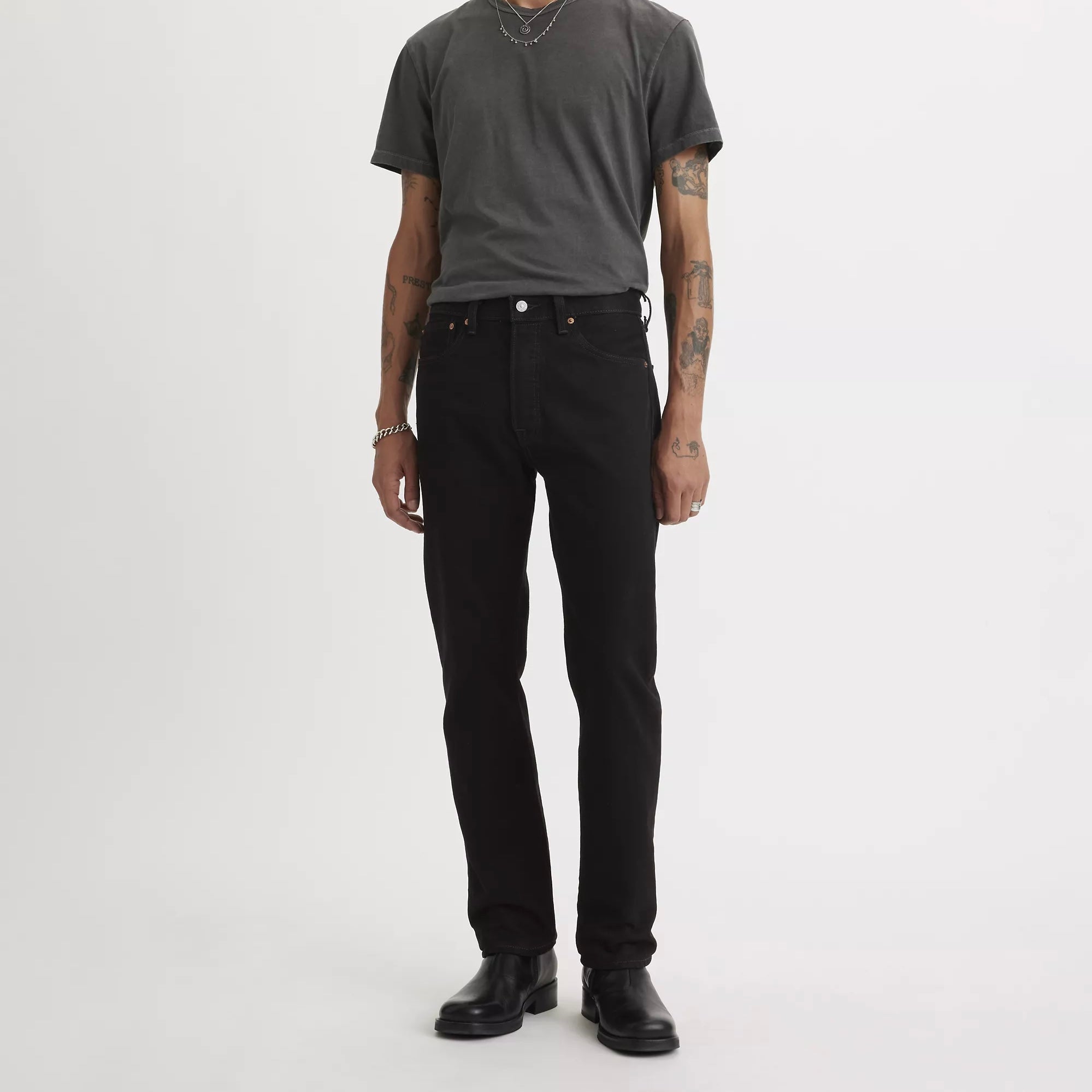 Levi’s 501® ORIGINAL FIT MEN'S JEANS Black Non-Stretch