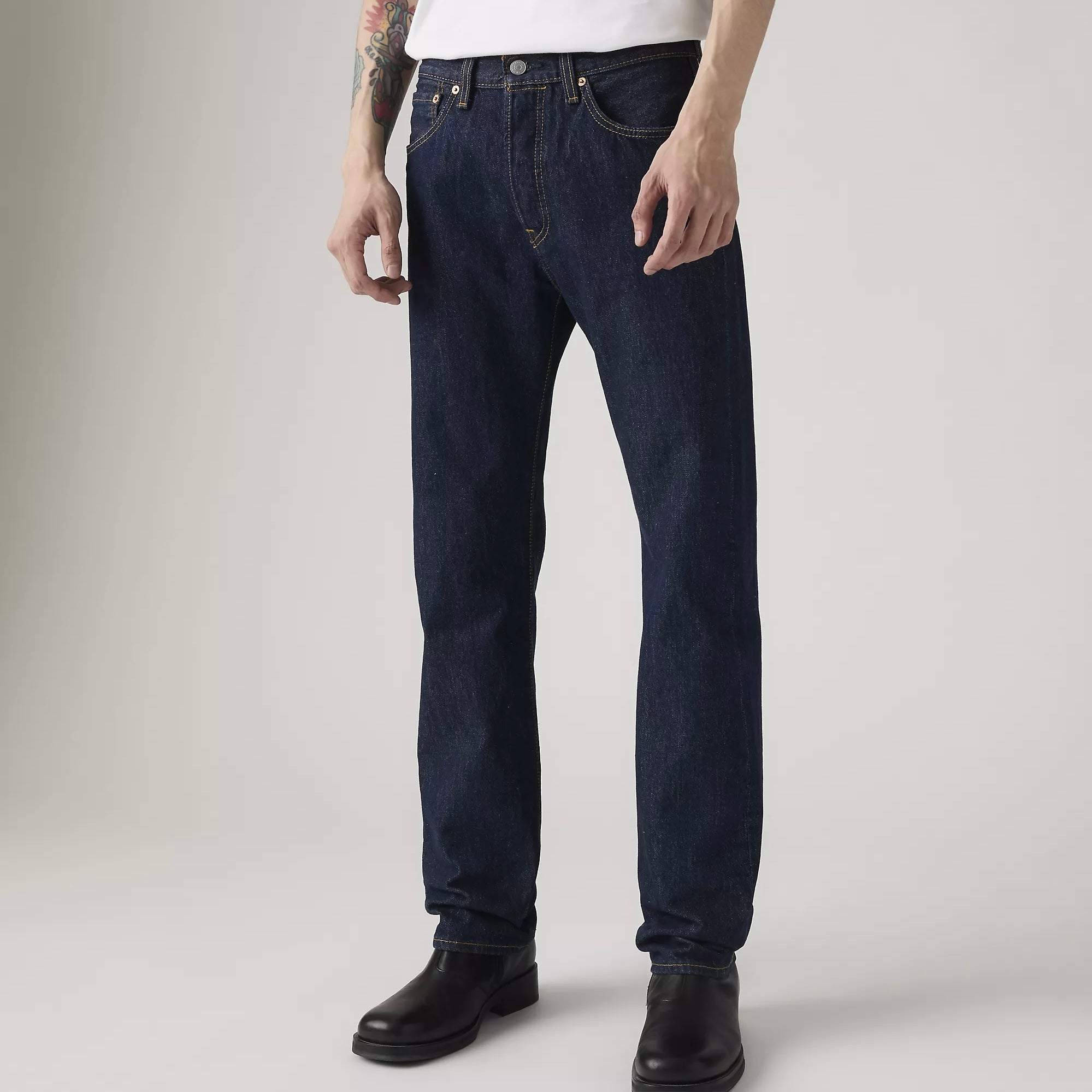 Levi’s 501® ORIGINAL FIT MEN'S JEANS Dark Wash Non-Stretch