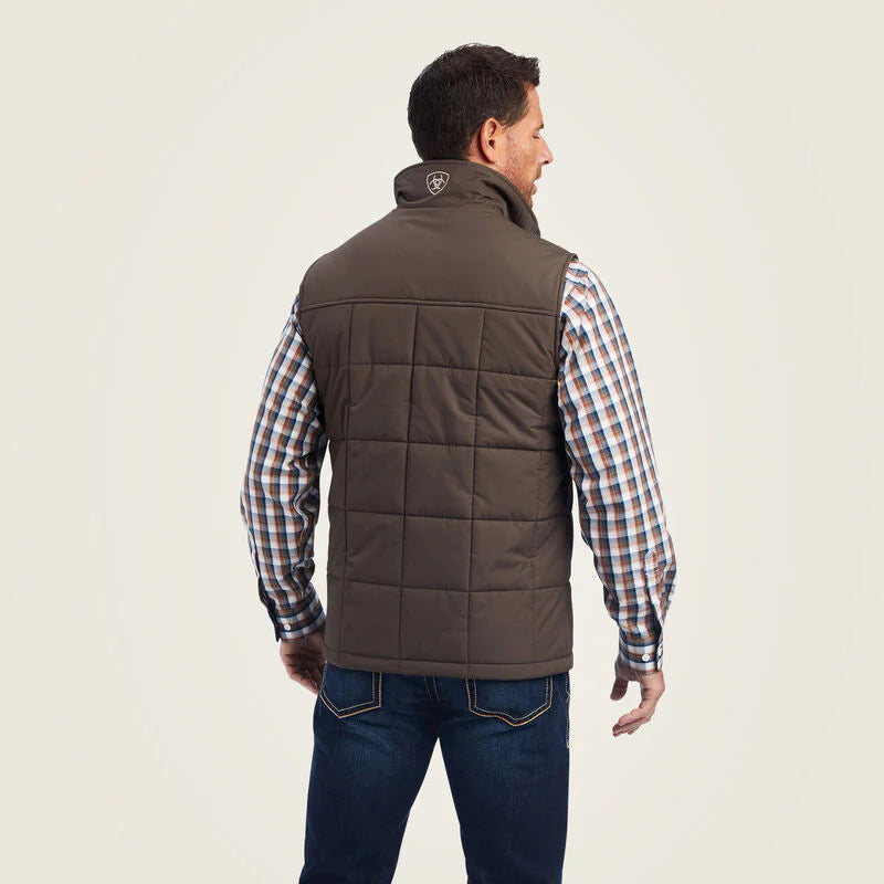 Mens Ariat Crius Vest Banyan Bark